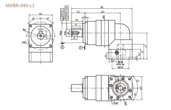 MVBR040L1行星減速機(jī)型號(hào)